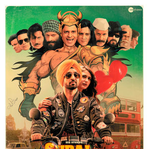 AN EPIC AUTOGRAPHED BOLLYWOOD FILM POSTER!