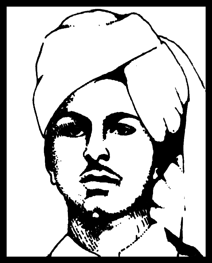 Premium Vector  Stock vector illustration of indian sikh freedom fighter bhagat  singh